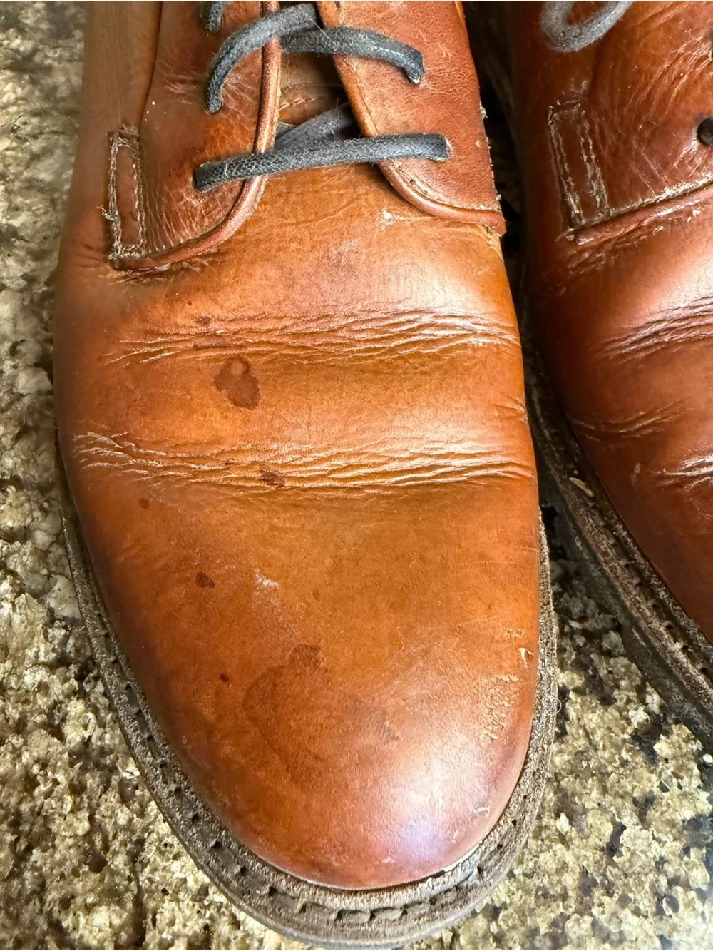 Frye Paul Men’s 10.5 D Leather Oxford Derby Dress Shoes Brown.